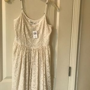 Abercrombie & Fitch Off-white strappy dress